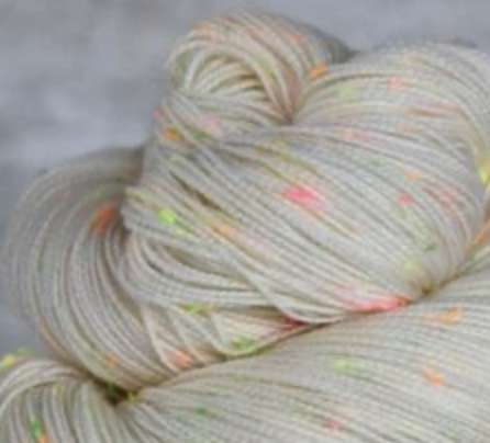 Fingering  SW Merino Wool Neon Tweed-Mini