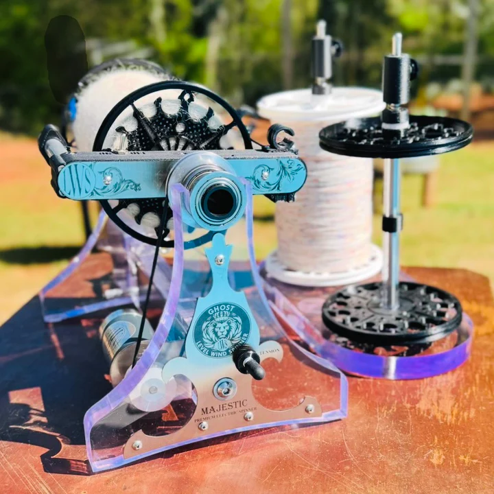 Kit 13 Ghost in Color Electric Spinner with Autowinder and Lazy Kate